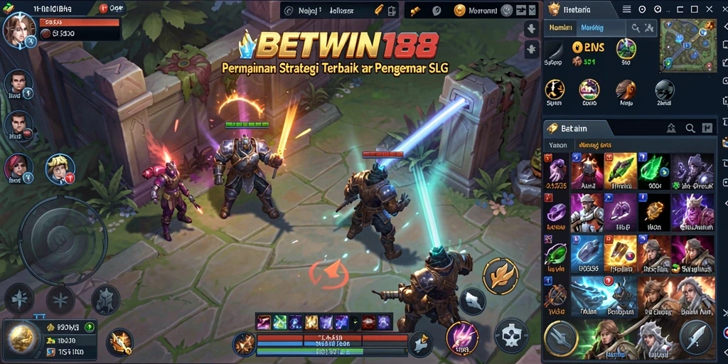 Tampilan dinamis dan penuh aksi dari gameplay BETWIN188.