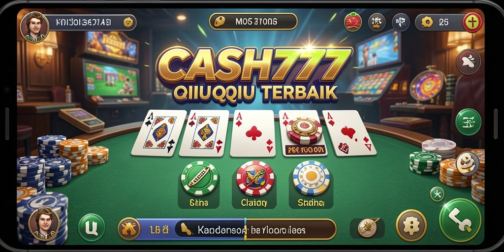 Tampilan gameplay QiuQiu yang seru dan kompetitif di CASH777.