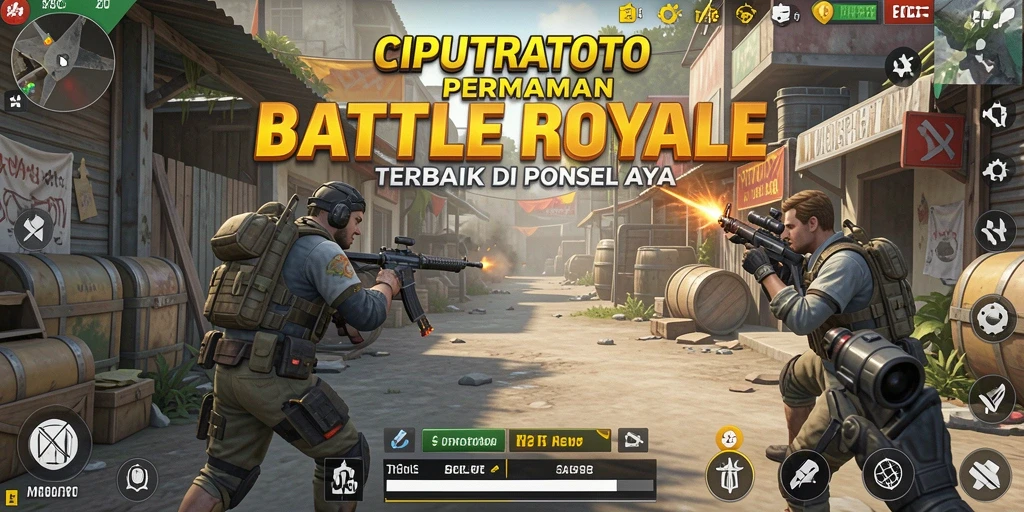 Tampilan gameplay menegangkan dari CIPUTRATOTO di medan perang.