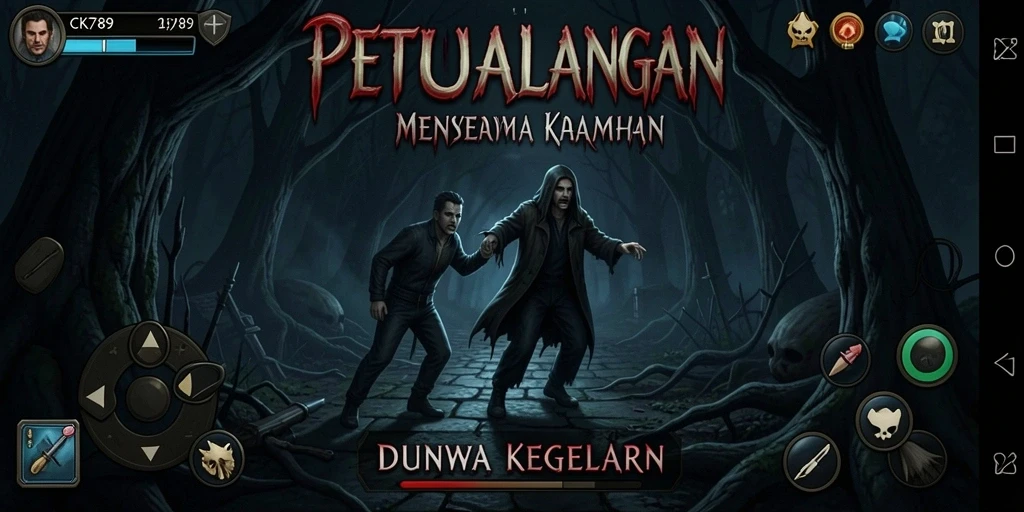 Gameplay CK789 yang menyeramkan dan mendebarkan.