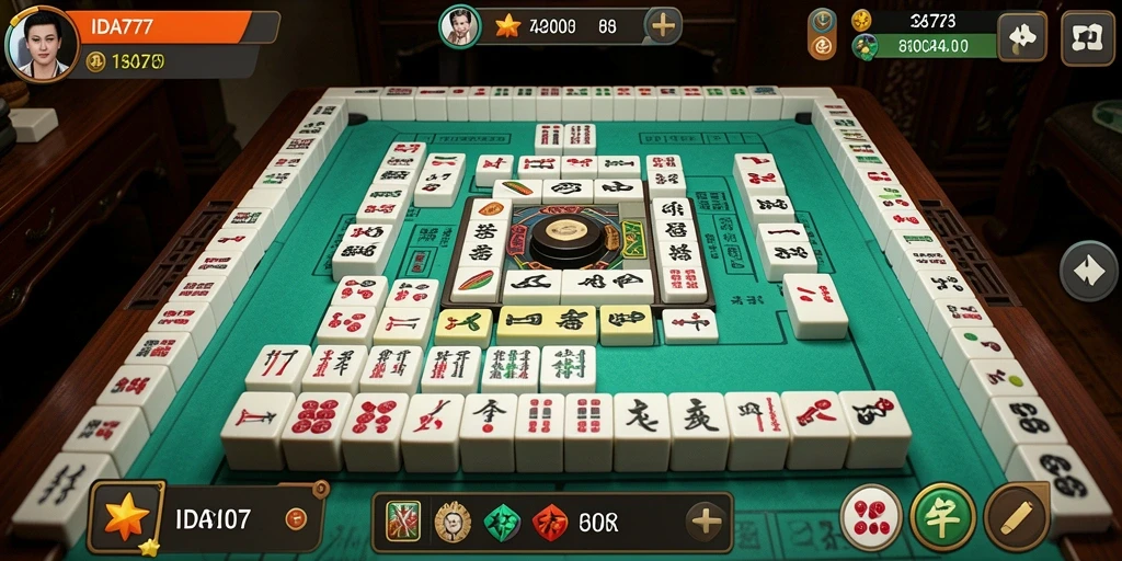 Screenshot gameplay IDA777 menampilkan tantangan Mahjong yang seru.