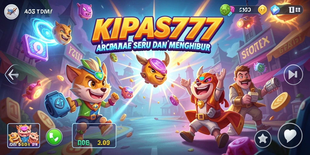 Tampilan menarik gameplay KIPAS777 saat pemain menghindari rintangan.
