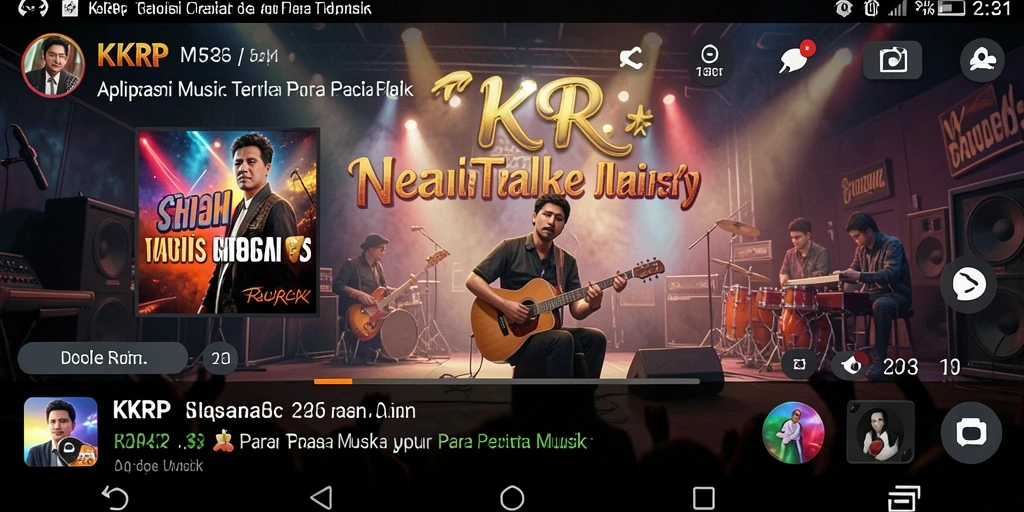 Tangkapan layar KKRP yang menunjukkan pengalaman gameplay yang mendebarkan.