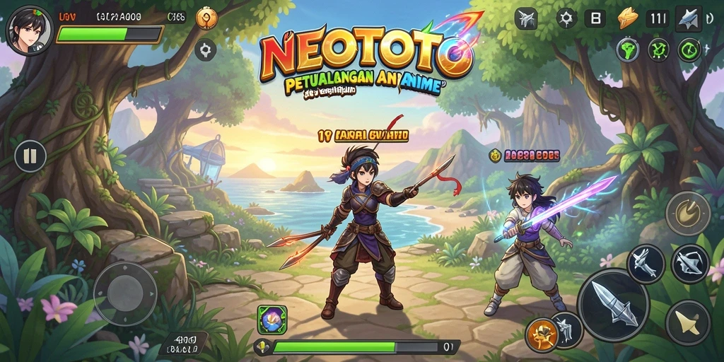 Tampilan gameplay NEOTOTO yang menawan dan interaktif.