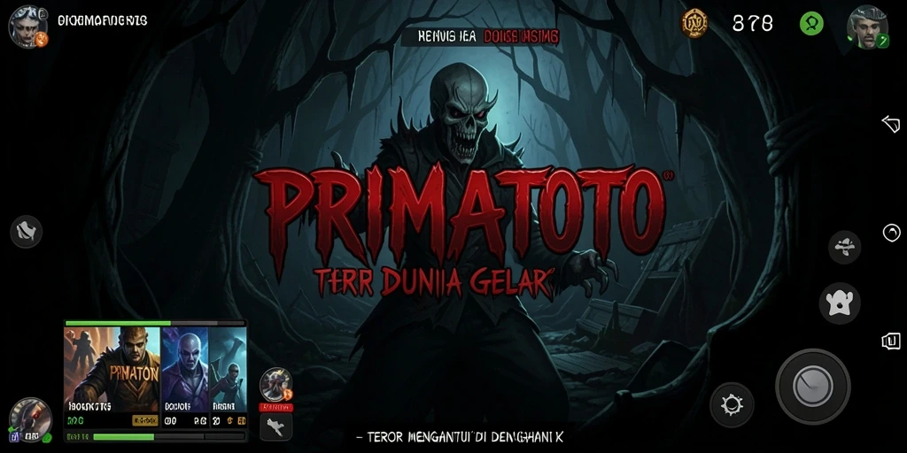Screenshot utama dari PRIMATOTO menampilkan momen menegangkan dalam gameplay Horror.