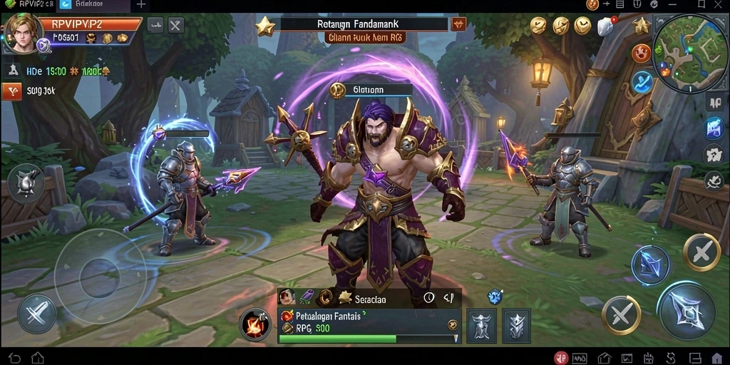 Tampilan gameplay RPG yang seru dan menantang di RPVIP2.