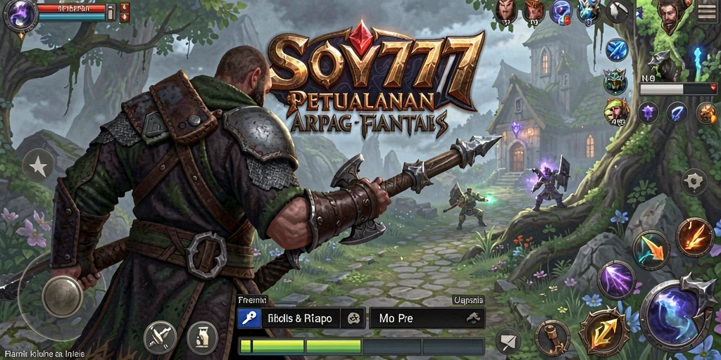 Tampilan gameplay SOV777 yang mendebarkan dalam petualangan ARPG.