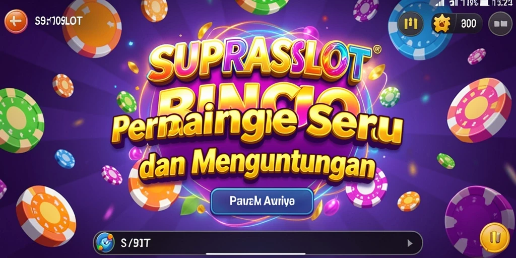 Tampilan gameplay seru dan interaktif dalam SUPRASLOT.