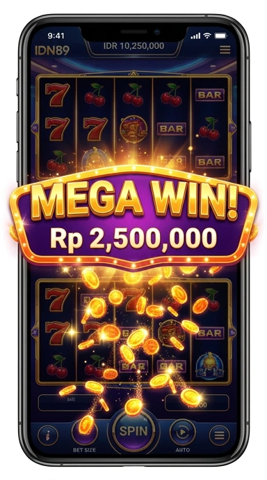 Pengguna sedang menelusuri aplikasi di idn89.